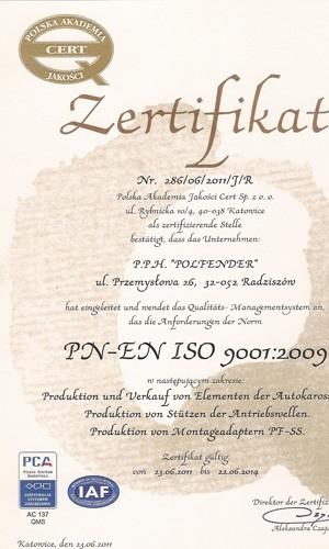 certyfikat iso niemiecki